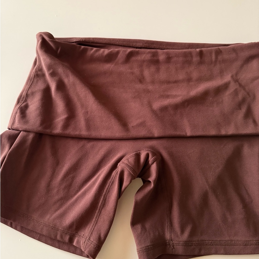 Oner Active SOFTMOTION FOLD OVER SHORTS 6" WITH WHITE LOGO - Picture 6 of 8